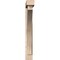 Ekena Millwork Thorton Block Smooth Bracket w/ Offset Brace, Douglas Fir, 5 1/2"W x 32"D x 44"H BKT0604X32X44THR05SDF - alternate 2